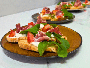 bruschettas sin gluten