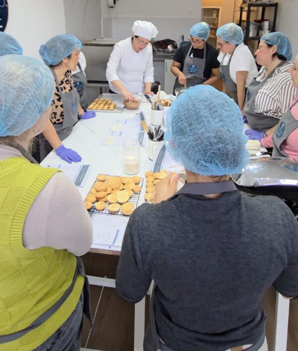 alumnas en clase sin gluten