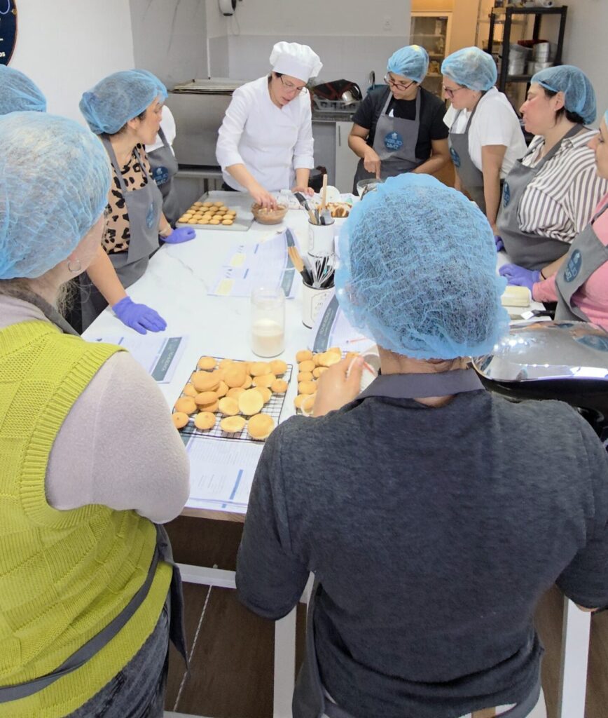 alumnas en clase sin gluten